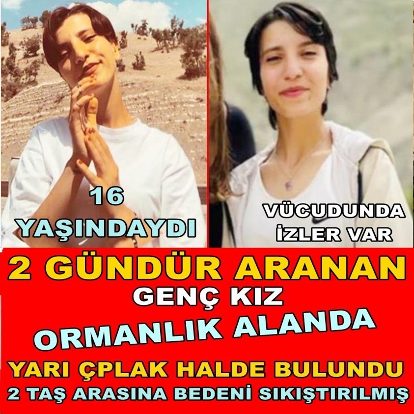 2 GÜNDÜR ARANAN GENÇ KIZ ORMANLIK ALANDA