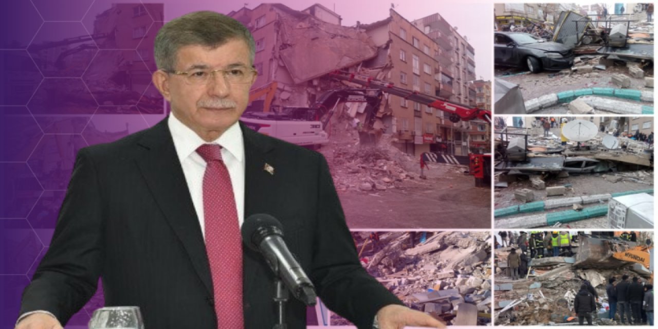 AHMET DAVUTOĞLU'NUN EŞİ DEPREM BÖLGESİNDEN ÇALIŞIYOR!