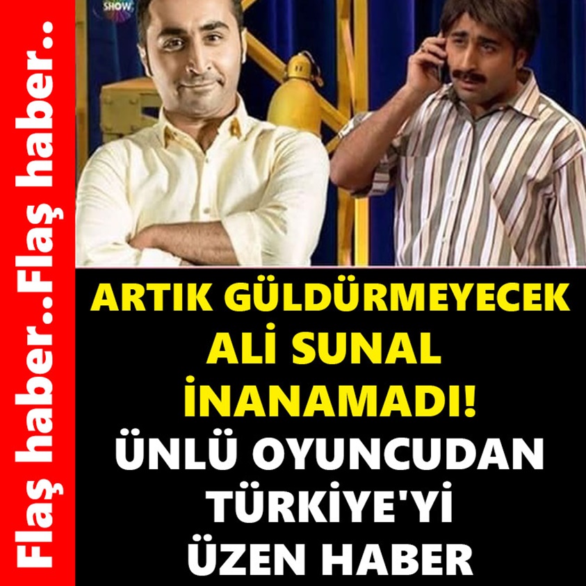 ARTIK GÜLDÜRMEYECEK ALİ SUNAL İNANAMADI