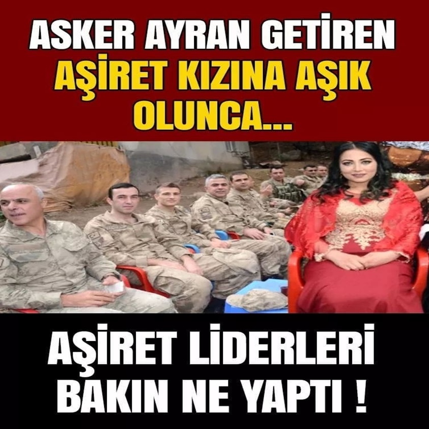 AŞİRET LİDERLERİ BAKIN NE YAPTI!