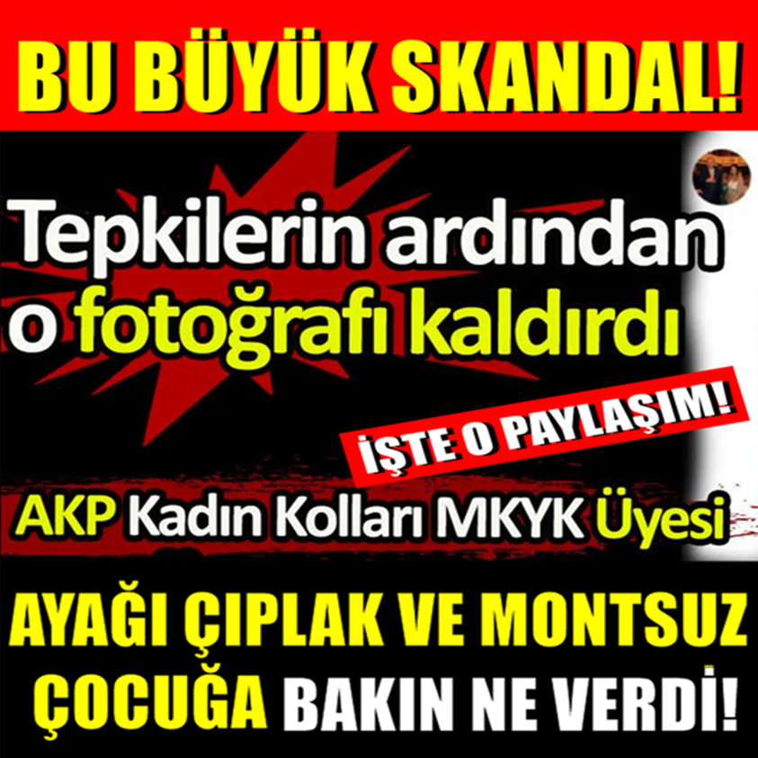 AYAĞA ÇIPLAK VE MONTSUZ ÇOCUĞA BAKIN NE VERDİ