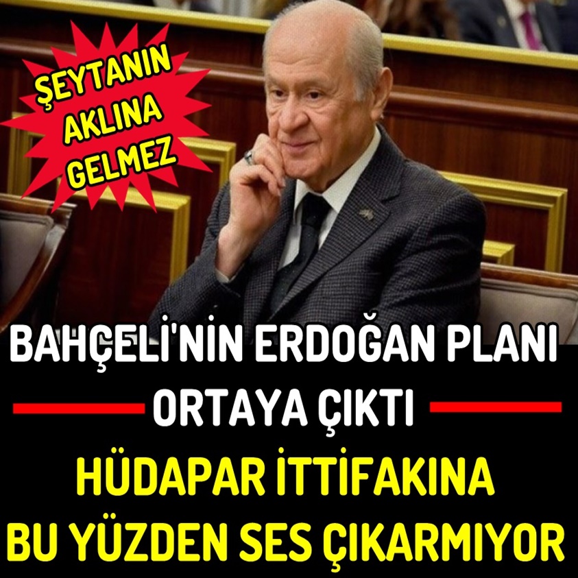 BAHÇELİ'NİN ERDOĞAN PLANI ORTAYA ÇIKTI