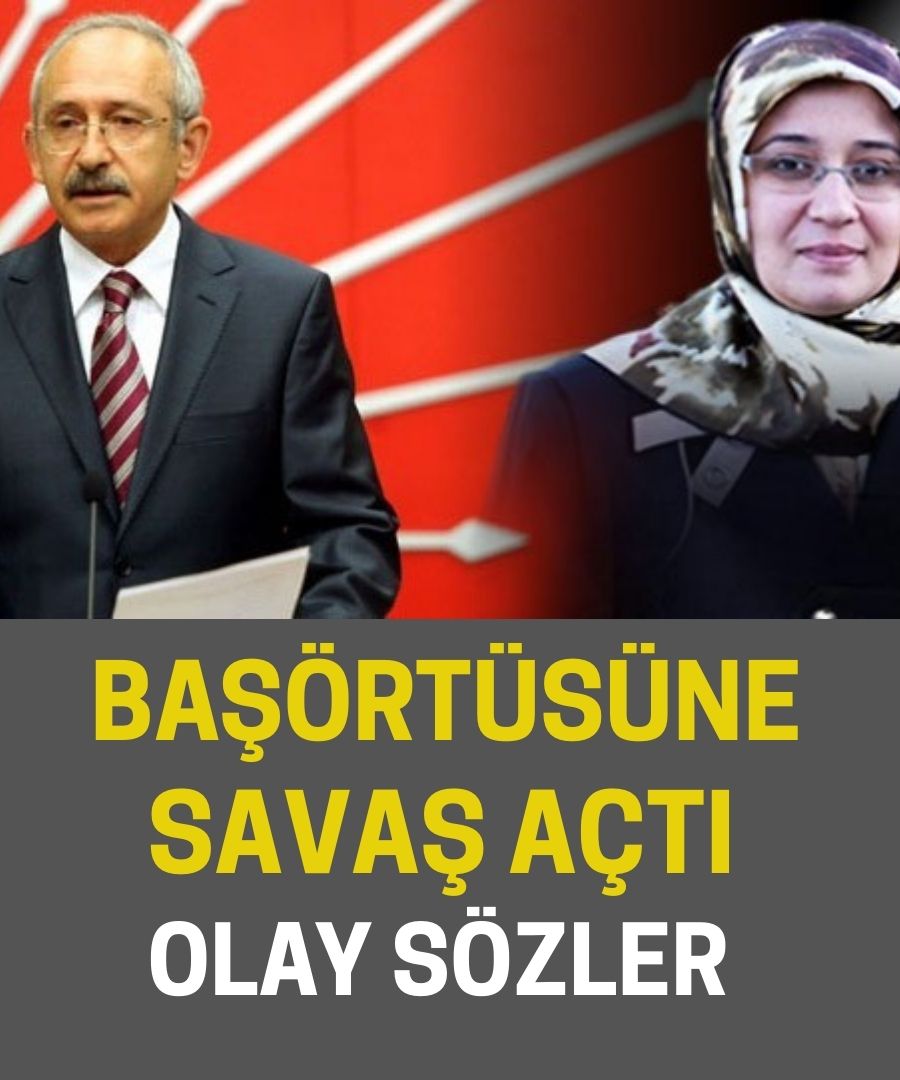 Başörtüsüne savaş açtı! 