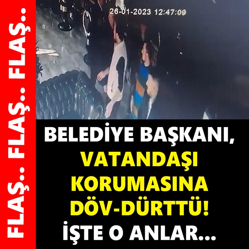 BELEDİYE BAŞKANI VATANDAŞI KORUMASINA DÖVDÜRTTÜ!