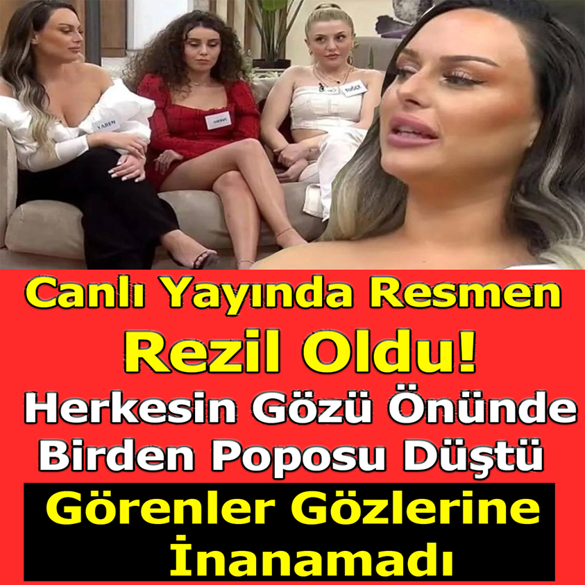 CANLI YAYINDA RESMEN REZİL OLDU HERKESİN GÖZÜ ÖNÜNDE BİRDEN POPOSU DÜŞTÜ