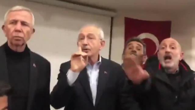 CUMHURBAŞKANI ADAYI KILIÇDAROĞLU BU SLOGANI ATANLARA ELİYLE SUSTURDU