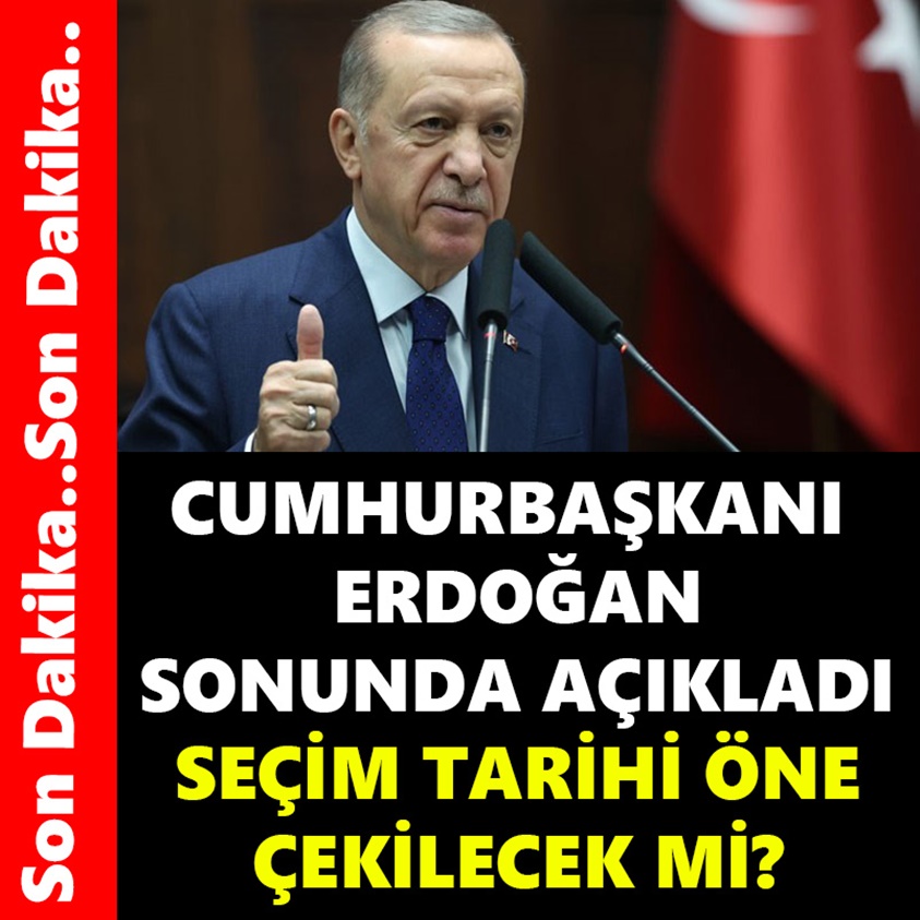 CUMHURBAŞKANI ERDOĞAN SONUNDA AÇIKLADI!