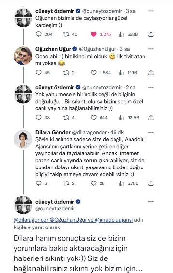 CÜNEYT ÖZDEMİR OĞUZHAN UĞUR DİLARA GÖNDER ORTALIK KARIŞTI