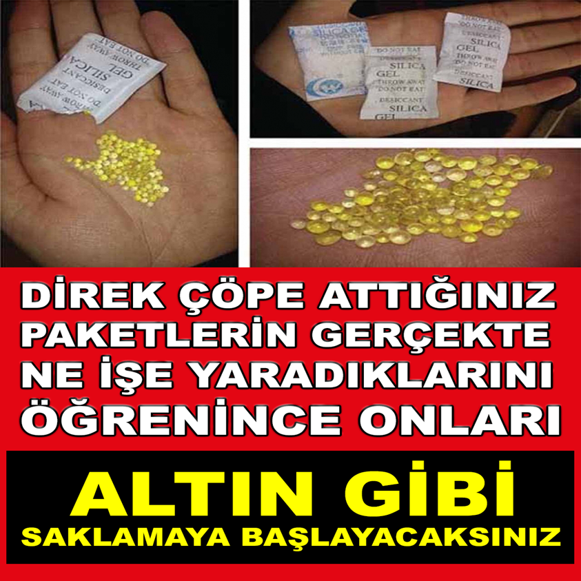 DİREK ÇÖPE ATTIĞINIZ PAKETLERİN GERÇEKTE NE İŞE YARADIKLARINI ÖĞRENİNCE ONLARI ALTIN GİBİ SAKLAMAYA BAŞLAYACAKSINIZ