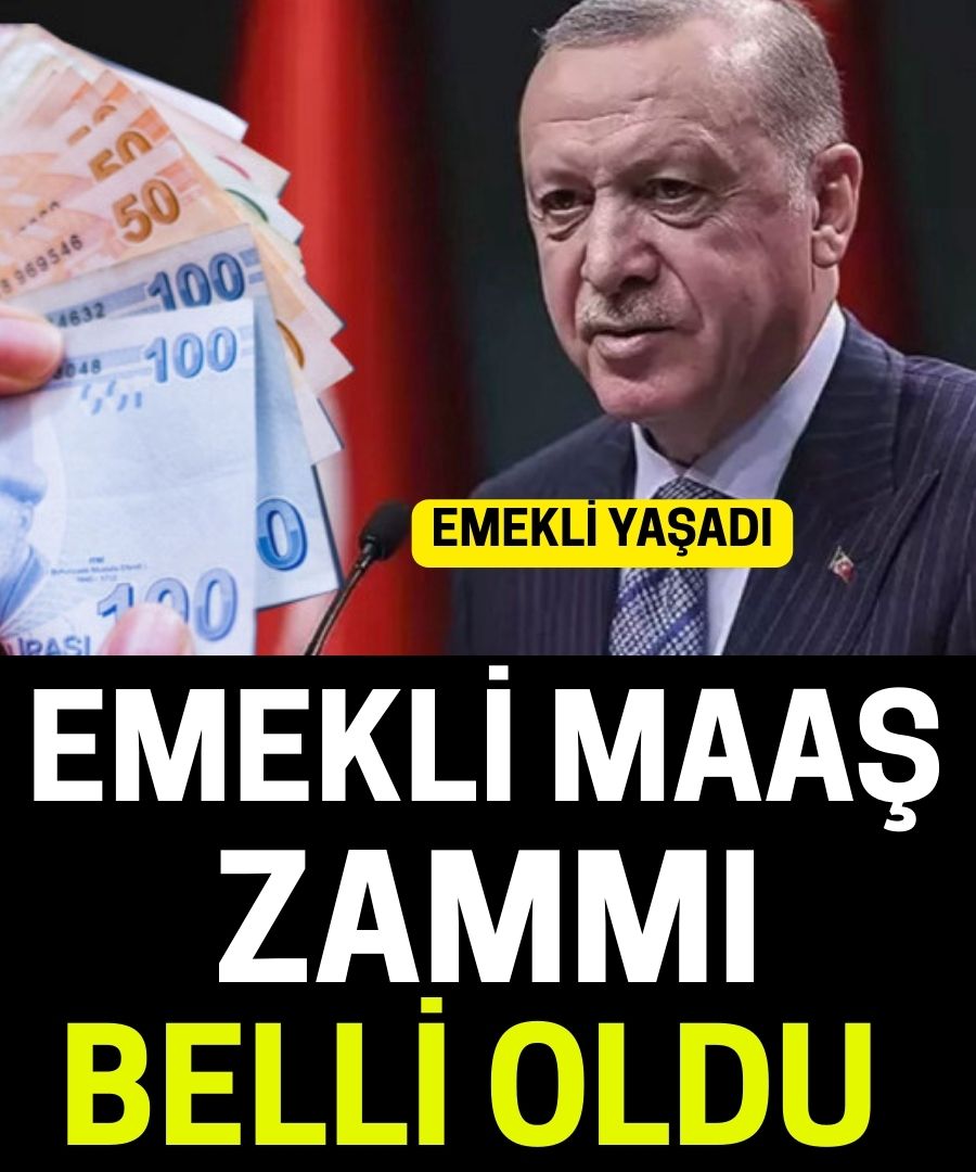Emekli Maaş Zammı Belli Oldu!