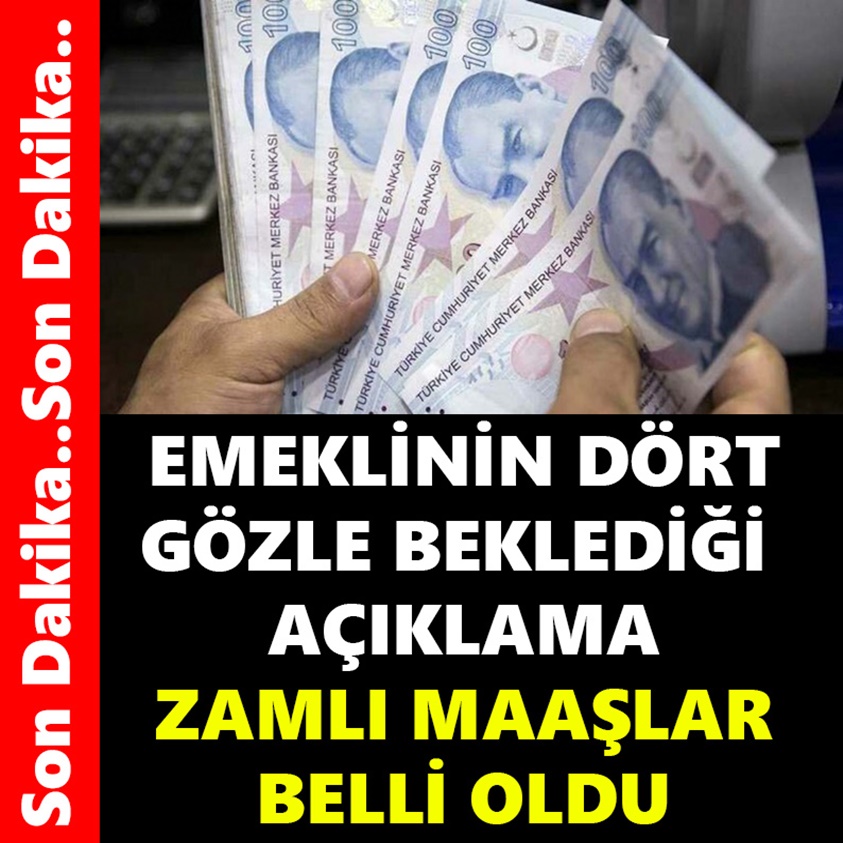 EMEKLİNİN DÖRT GÖZLE BEKLEDİĞİ AÇIKLAMA