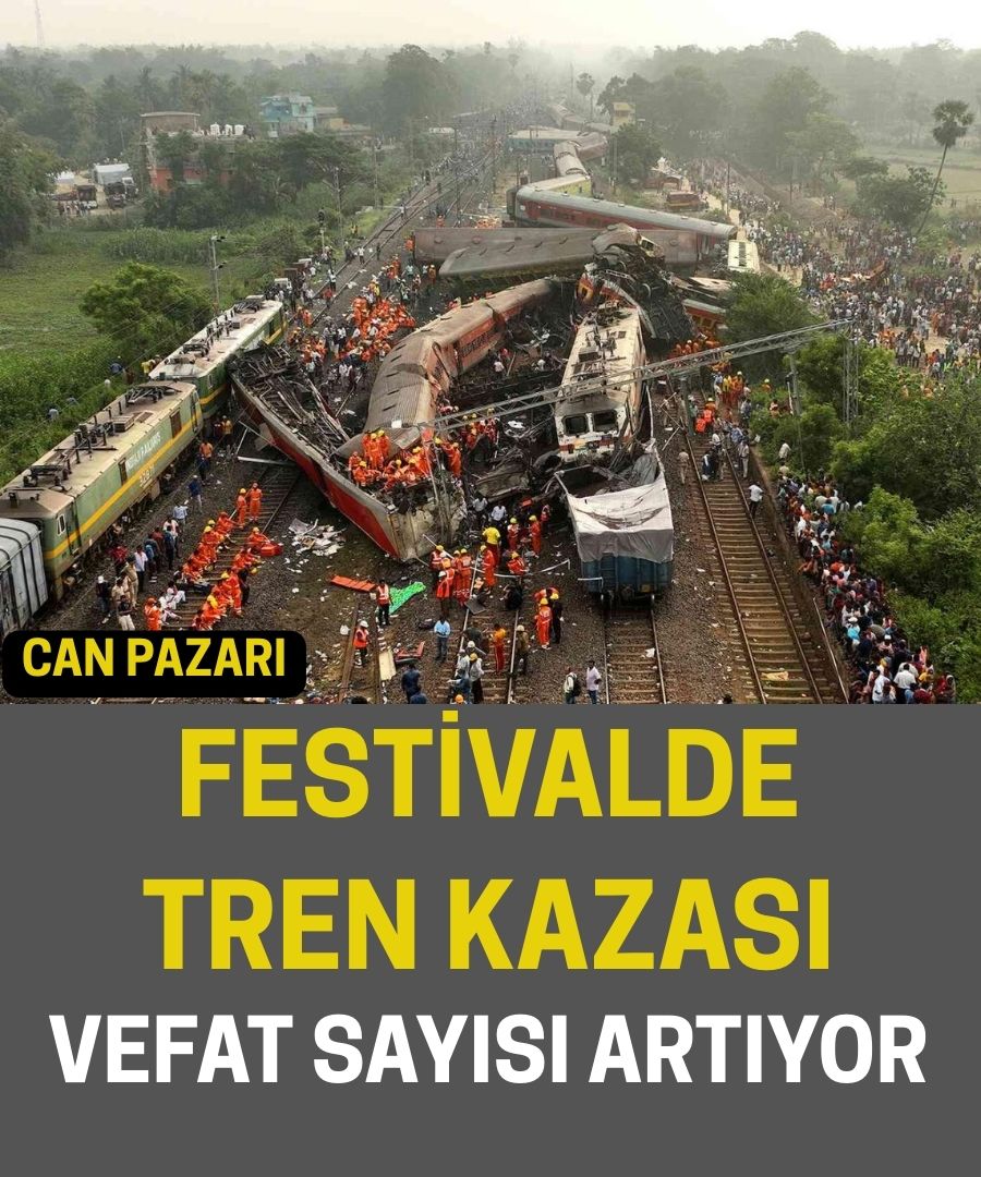 FESTİVALDE TREN KAZASI VEFAT SAYISI ARTIYOR