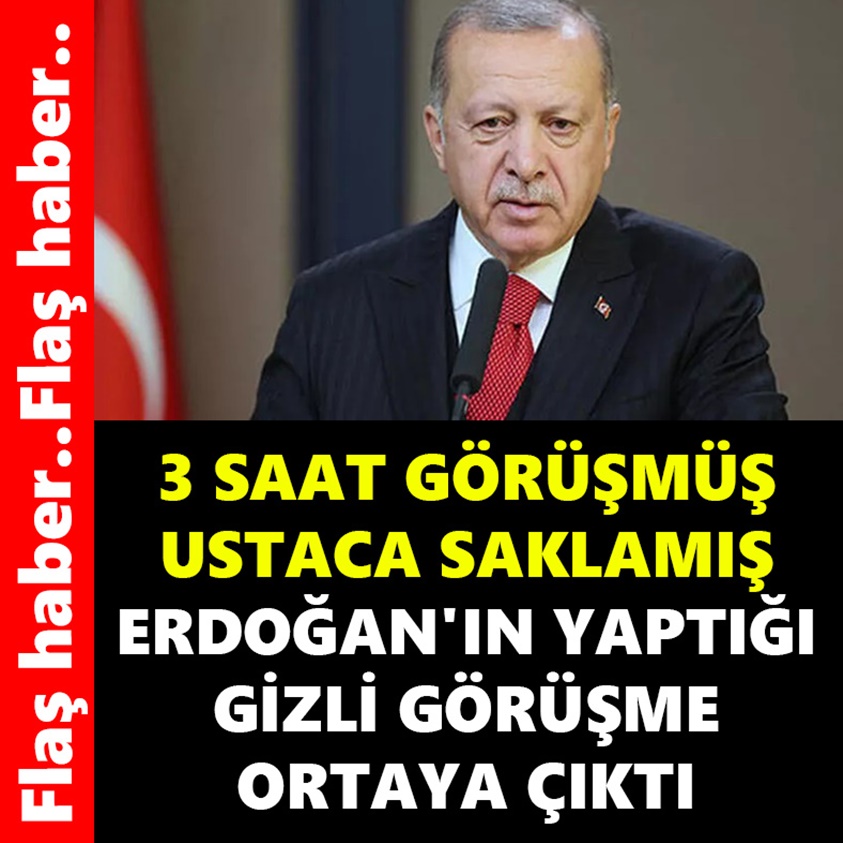 FLAŞ HABER.. 3 SAAT GÖRÜŞMÜŞ USTACA SAKLAMIŞ