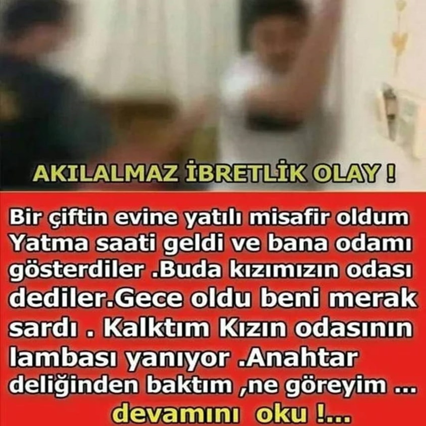 FLAŞ HABER.. BİR ÇİFTİN EVİNE YATILI MİSAFİR OLDUM 