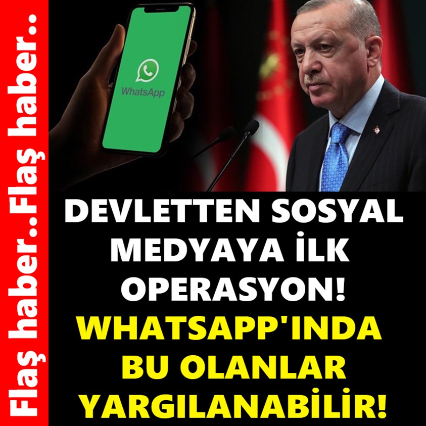 FLAŞ HABER.. DEVLETTEN SOSYAL MEDYAYA İLK OPERASYON!