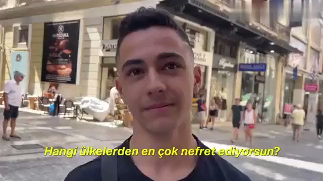 FLAŞ HABER.. EN ÇOK NEFRET ETTİĞİM ÜLKE TÜRKİYE DİYEN YUNAN GENÇ