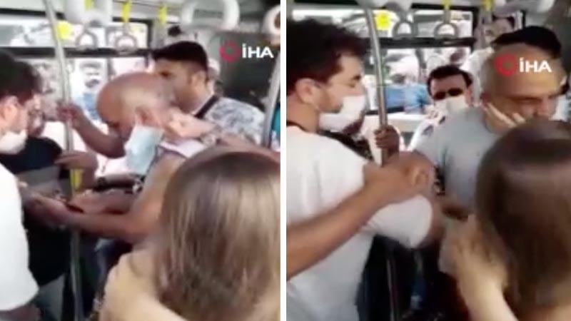 FLAŞ HABER.. METROBÜSTE İĞRENÇ OLAY