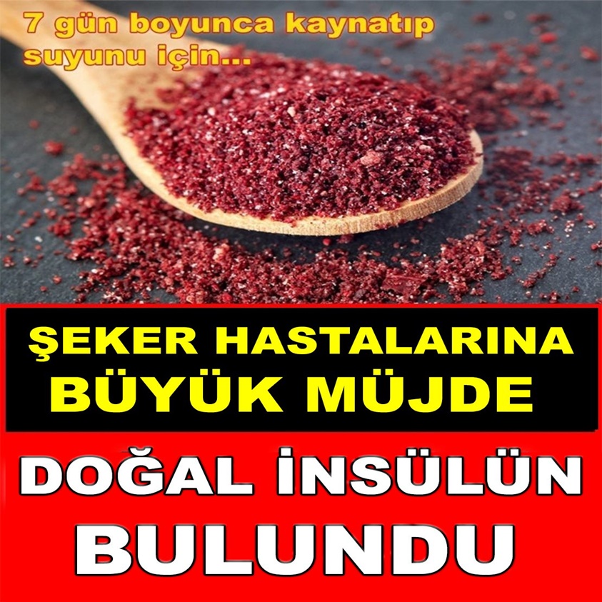 ŞEKER HASTALARINA BÜYÜK MÜJDE