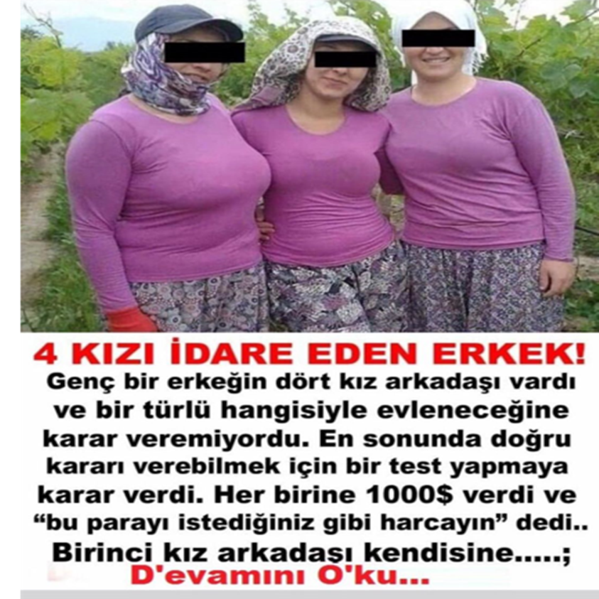 GENÇ BİR ERKEĞİN DÖRT KIZ ARKADAŞI VARDI 