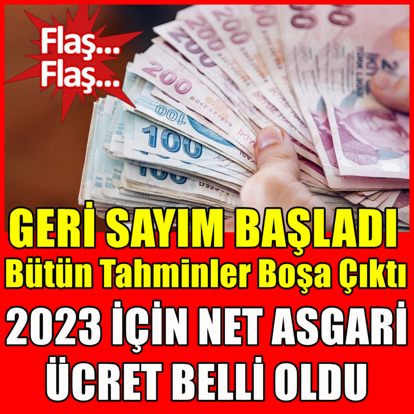 GERİ SAYIM BAŞLADI BÜTÜN TAHMİNLER BOŞA ÇIKTI