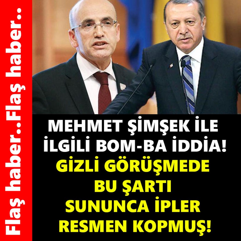 GİZLİ GÖRÜŞMEDE BU ŞARTI SUNUNCA İPLER RESMEN KOPMUŞ