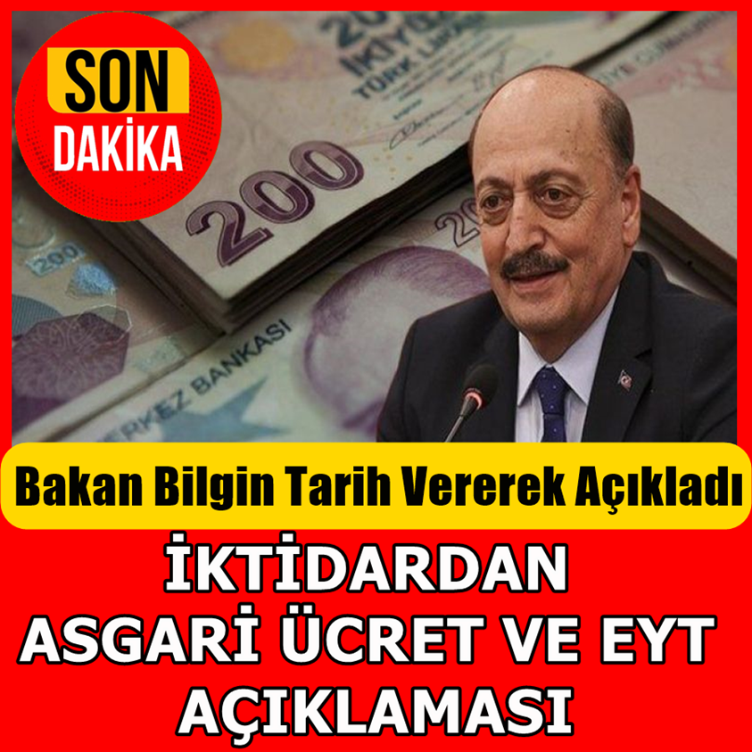 İKTİDARDAN ASGARİ ÜCRET VE EYT AÇIKLAMASI