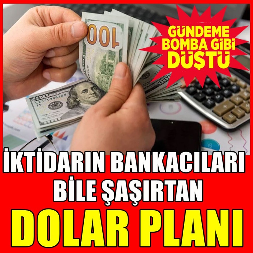 İKTİDARIN BANKACILARI BİLE ŞAŞIRTAN DOLAR PLANI