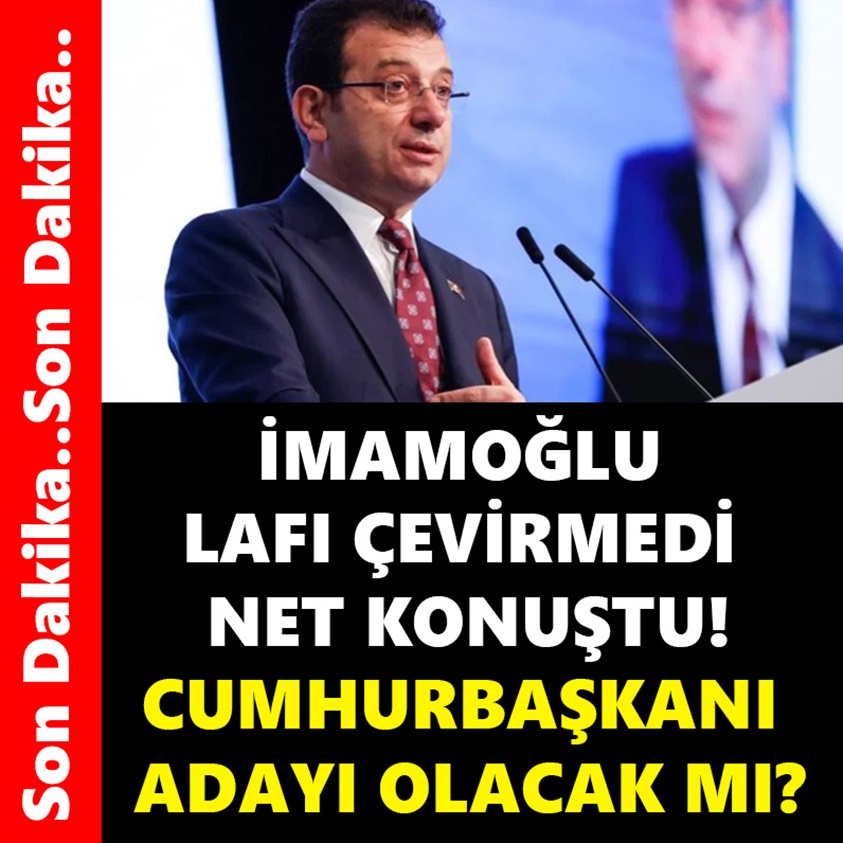 İMAMOĞLU LAFI ÇEVİRMEDİ NET KONUŞTU!