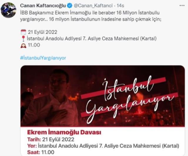 İMAMOĞLU'NA HAPİS ŞOKU MAHKEMEDEN KARAR ÇIKTI