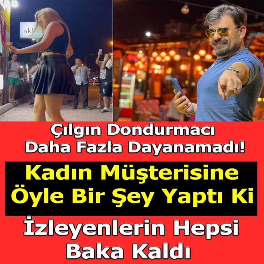 KADIN MÜŞTERİSİ ÖYLE BİR ŞEY YAPTI Kİ