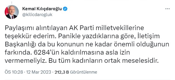 KILIÇDAROĞLU AKP'Lİ VEKİLLERE TEŞEKKÜR ETTİ BAKIN HANGİ KONUDA!