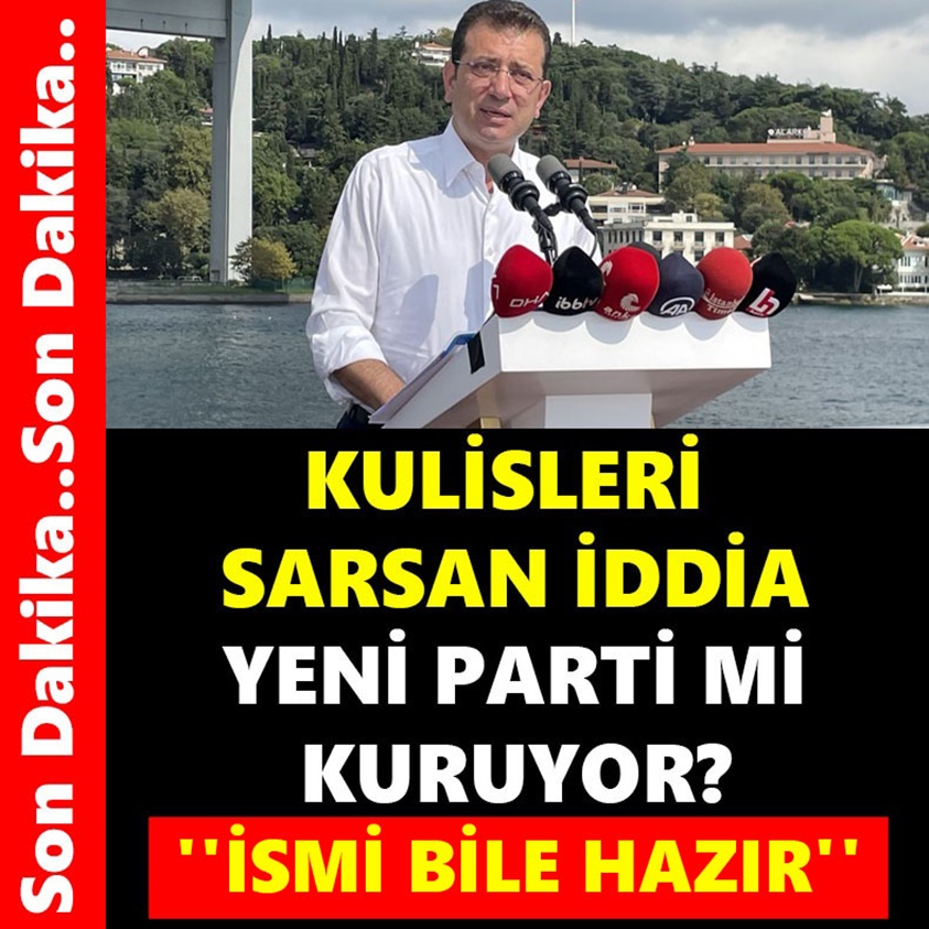 KULİSLERİ SARSAN İDDİA YENİ PARTİ Mİ KURUYOR?