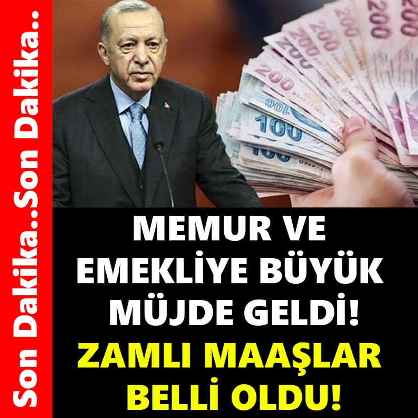 MEMUR VE EMEKLİYE BÜYÜK MÜJDE GELDİ!