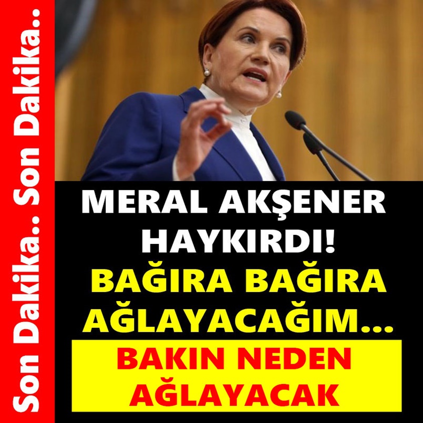 MERAL AKŞENER HAYKIRDI BAĞIRA BAĞIRA AĞLAYACAĞIM