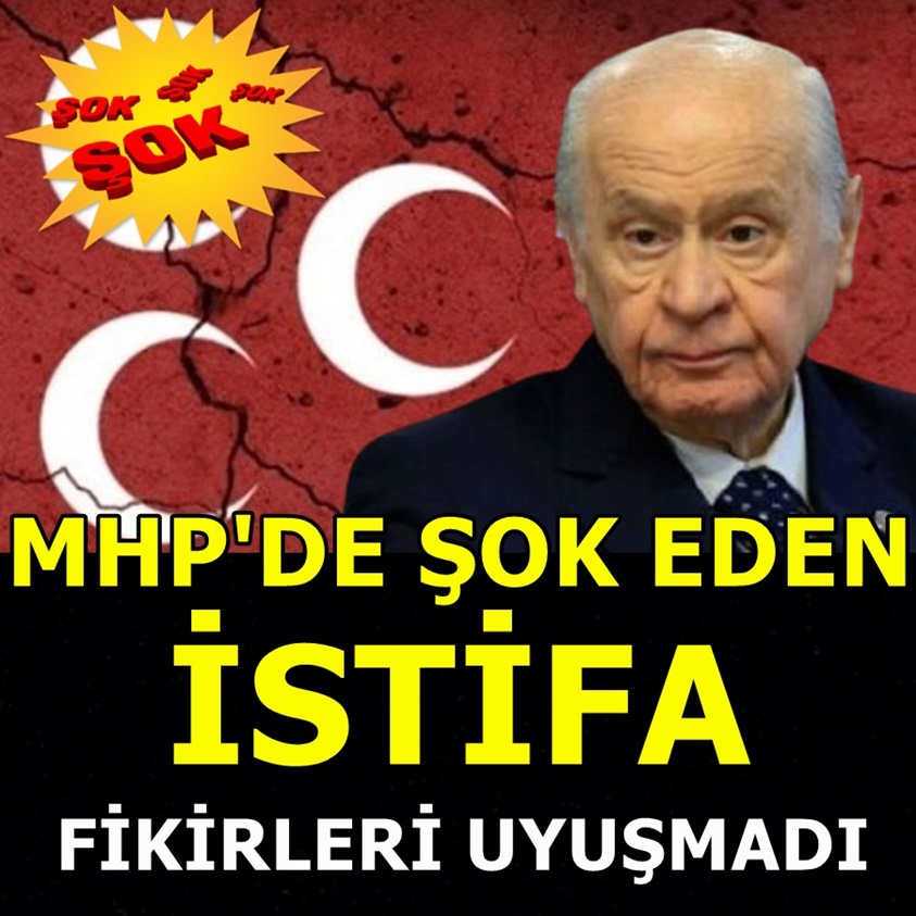 MHP'DE ŞOK EDEN İSTİFA FİKİRLERİ UYUŞMADI