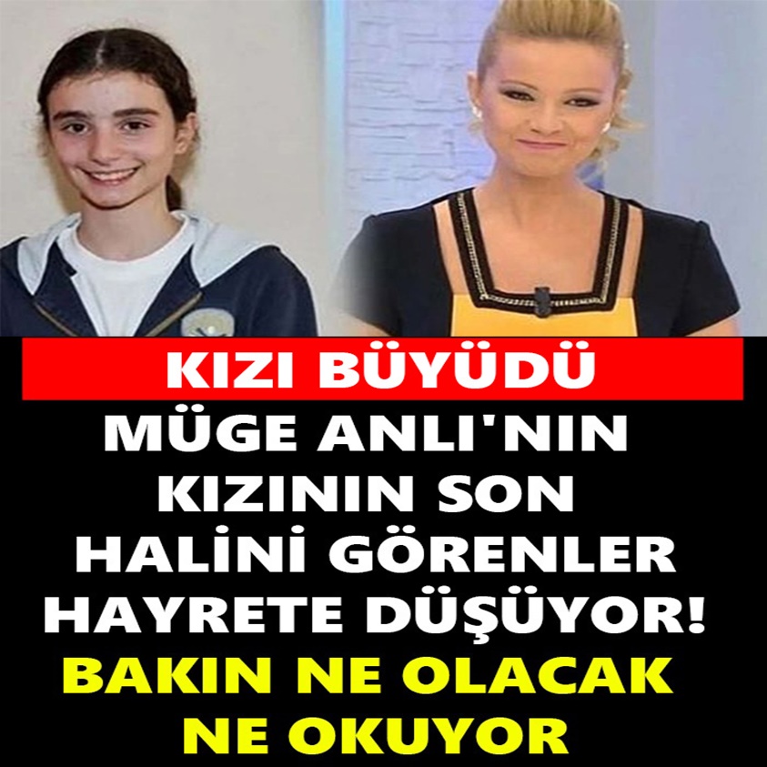 MÜGE ANLI'NIN KIZININ SON HALİNİ GÖRENLER HAYRETE DÜŞÜYOR!