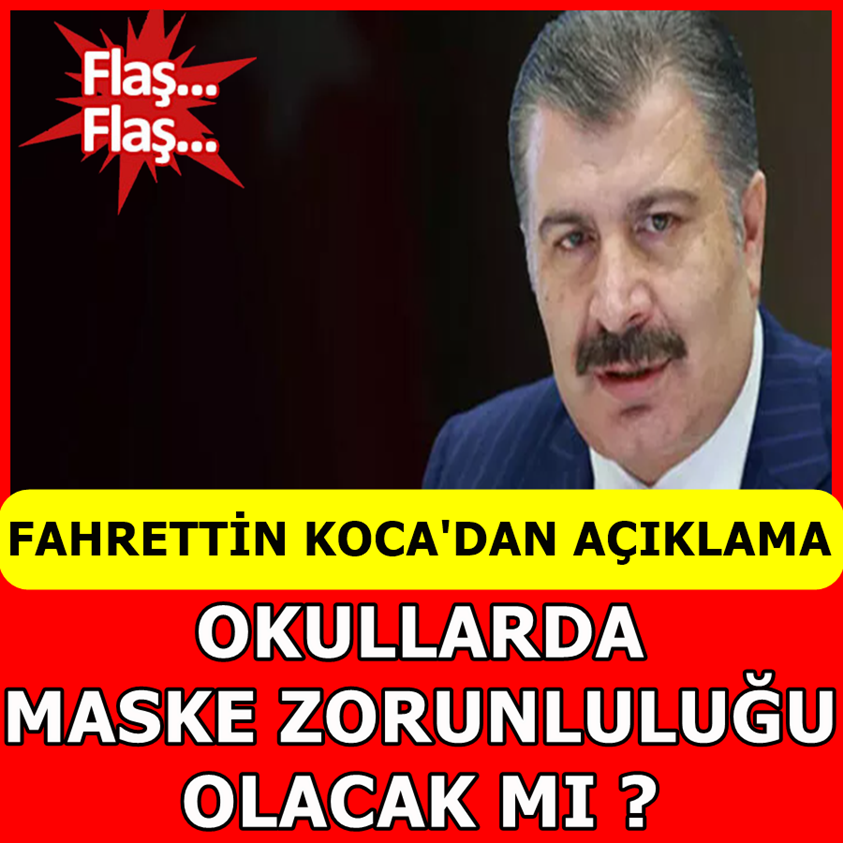 OKULLARDA MASKE ZORUNLULUĞU OLACAK MI?