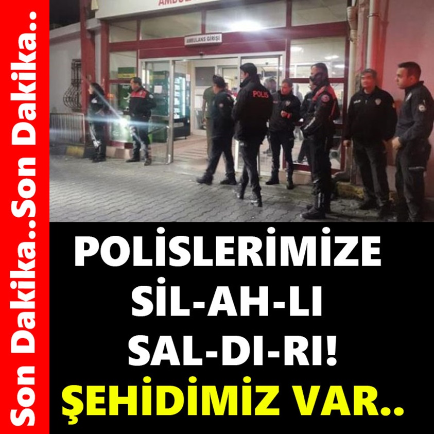 POLİSLERİMİZE SİL-AH-LI SAL-DI-RI!