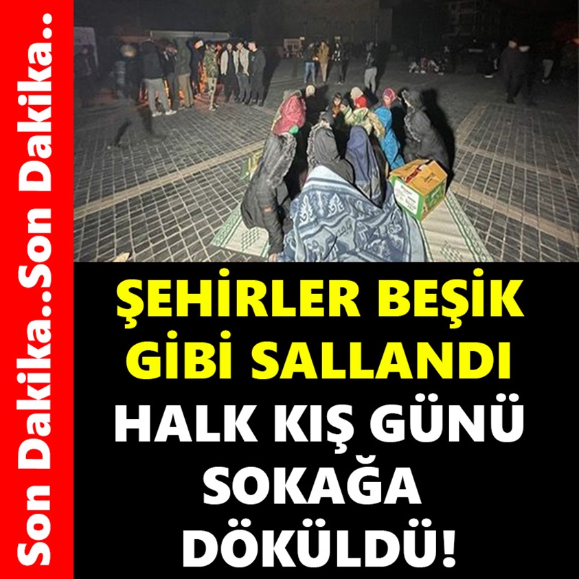 ŞEHİRLER BEŞİK GİBİ SALLANDI HALK KIŞ GÜNÜ SOKAĞA DÖKÜLDÜ!