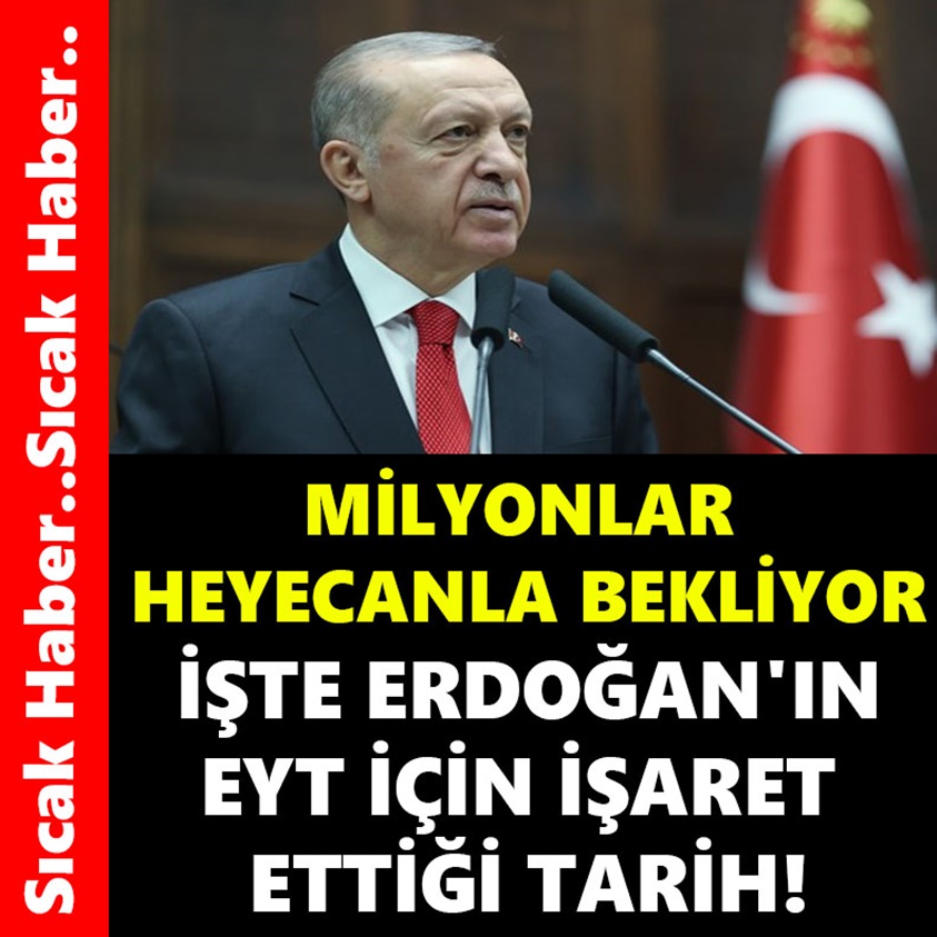 SICAK HABER.. MİLYONLAR HEYECANLA BEKLİYOR 