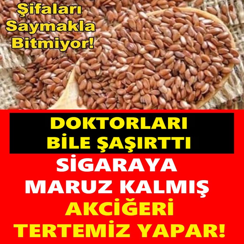 ŞİFALARI SAYMAKLA BİTMİYOR SİGARAYA MARUZ KALMIŞ AKCİĞERİ TERTEMİZ YAPAR!