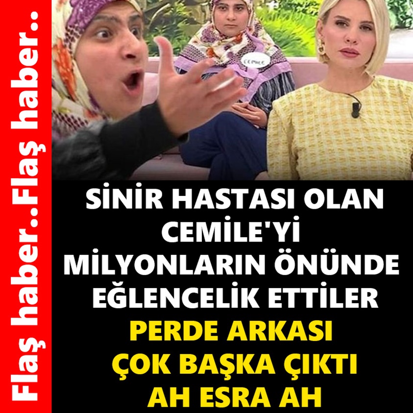 SİNİR HASTASI OLAN CEMİLE'Yİ MİLYONLARIN ÖNÜNDE EĞLENCELİK ETTİLER