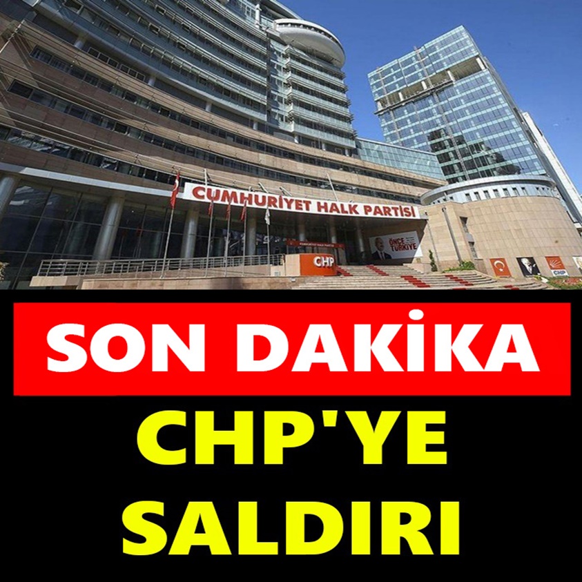 SON DAKİKA.. CHP'YE SALDIRI