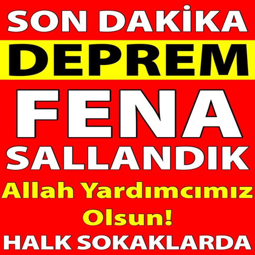 SON DAKİKA.. DEPREM FENA SALLANDIK ALLAH YARDIMCIMIZ OLSUN HALK SOKAKLARDA 