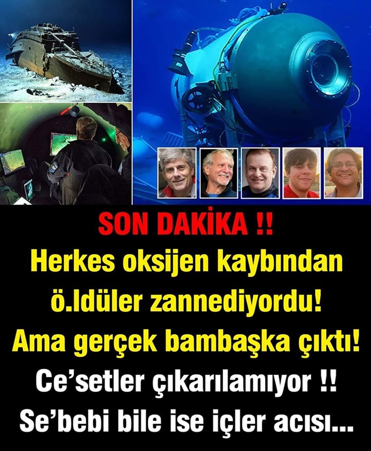 SON DAKİKA..HERKES OKSİJEN KAYBINDAN ÖLDÜLER ZANNEDİYORDU!