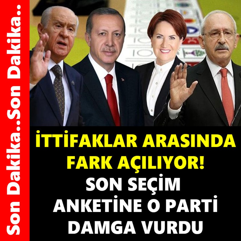 SON DAKİKA.. İTTİFAKLAR ARASINDA FARK AÇILIYOR!