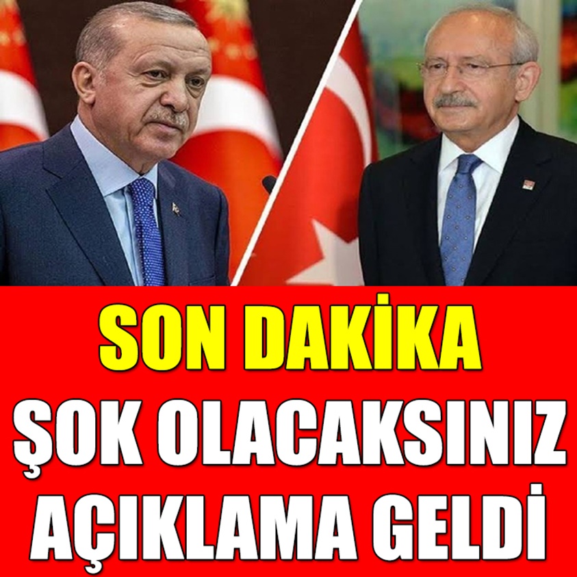 SON DAKİKA... ŞOK OLACAKSINIZ AÇIKLAMA GELDİ..