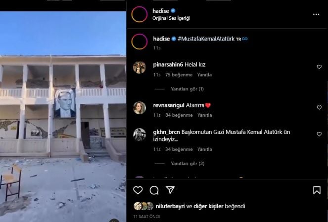 SOSYAL MEDYA KAYNADI HADİSE'DEN FLAŞ ATATÜRK VE DEPREM PAYLAŞIMI