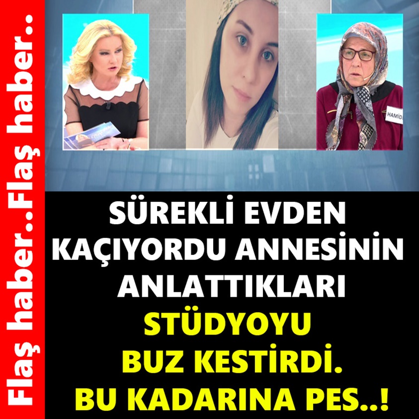 SÜREKLİ EVDEN KAÇIYORDU ANNESİNİN ANLATTIKLARI STÜDYOYU BUZ KESTİRDİ..