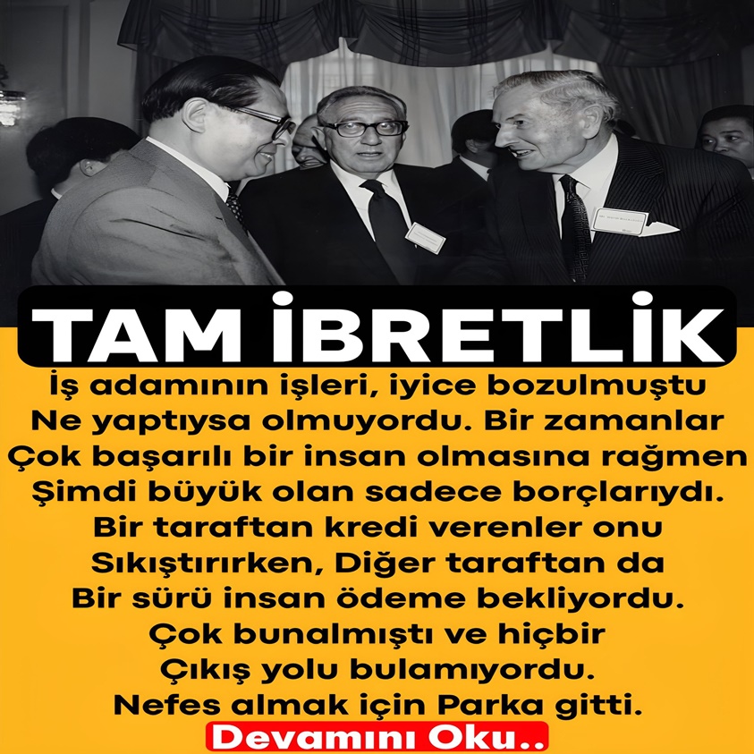 TAM İBRETLİK İŞ ADAMININ İŞLERİ İYİCE BOZULMUŞTU